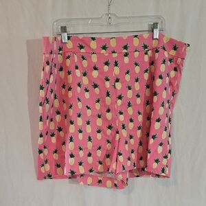 mark. by Avon High Waist Pink Pineapple Shorts